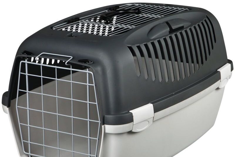 Transportbox-e1647020977957 Caixa de transporte Trixie para viajar de carro com um gato