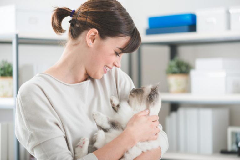 10 sinais que o seu gato gosta de si Gato ao colo da dona. O meu gato gosta de mim? Existem vários sinais que indicam o afeto dos gatos pelos donos.