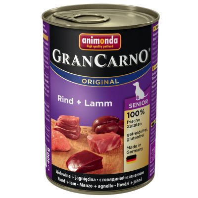 Alimentação dos Weimaraner sénior: Animonda GranCarno Senior