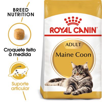 Embalagem ração royal canin maine coon adulto