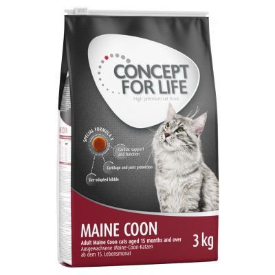 Alimentação dos Maine Coon: embalagem Concept for life Maine Coon 3 kg